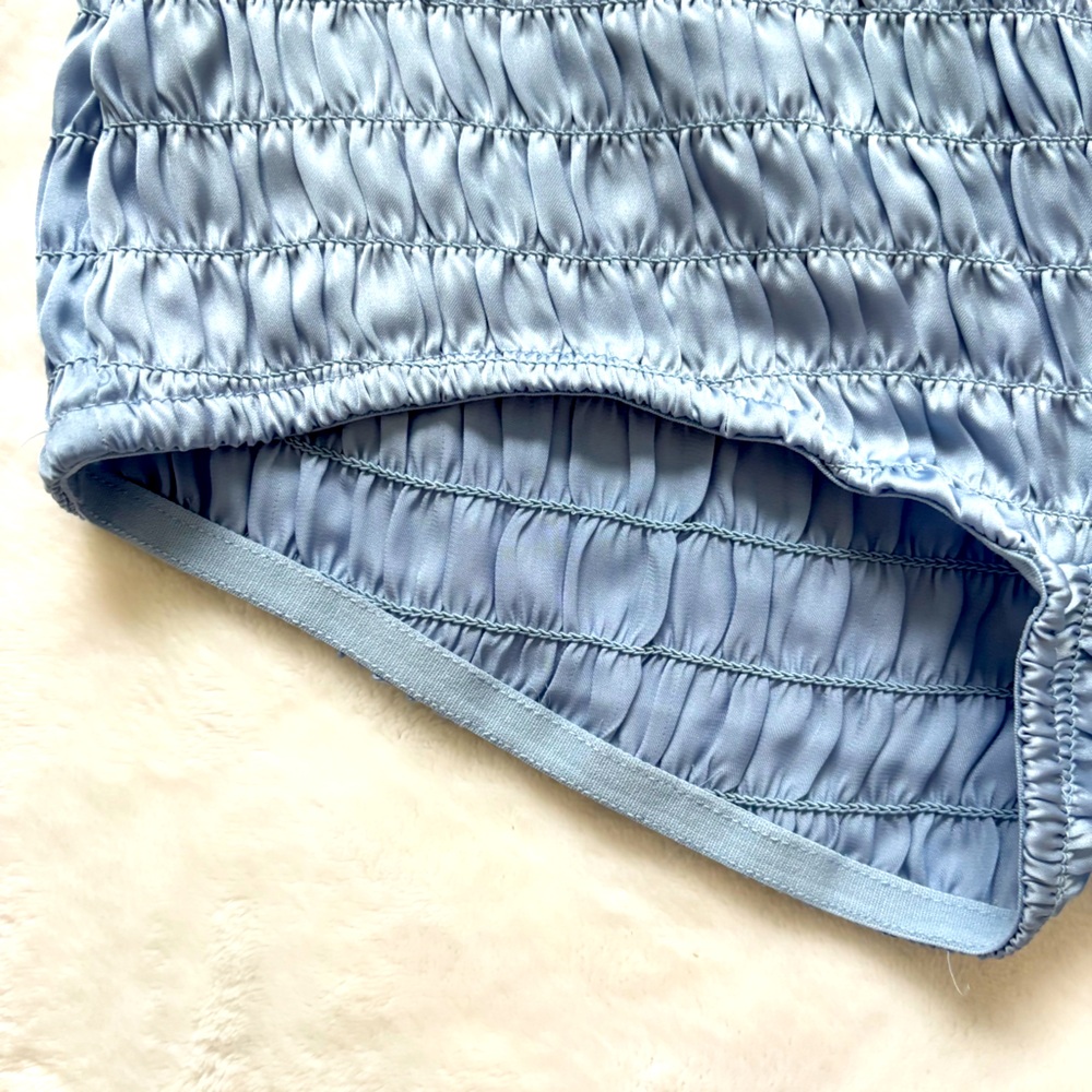 FREE PEOPLE Intimately Silky High Rise Ruched Shorties--NEW--S - Picture 8 of 12